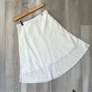 Brandy Melville Skirt a-line midi womens White one size basic minimalist capsule